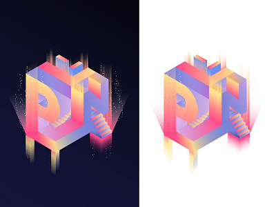 Exploration 3d fantasy illustration isometric pop room stairs