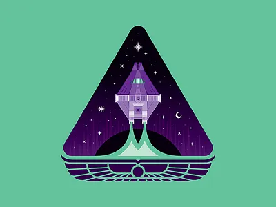 The Narcissus (Alien) alien badge blue origin cosmos nasa outer space rocket space spacecraft spaceship spacex weyland yutani