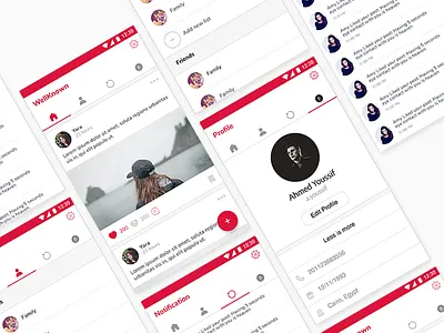 Social Android App android app like material notification posts social social media unlike