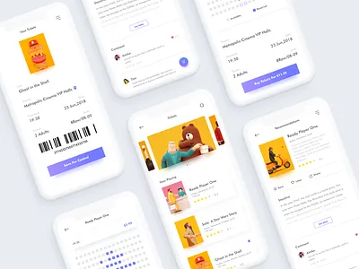 Cinema App 03 app application cinema ios mobile movie ticket