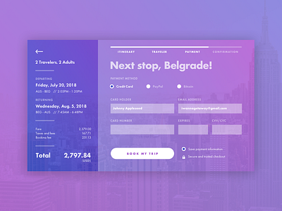 Daily UI Challenge // 002 // Credit Card Checkout app dailyui interface mobile pastel register screen signin signup ui ux