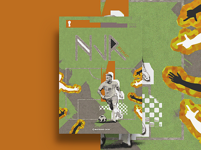 Neymar da Silva Santos Júnior artwork brazil da silva design graphic illustration júnior neymar poster russia 2018 santos world cup