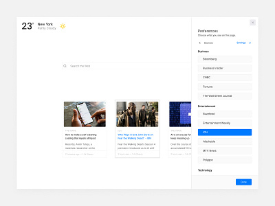 Headlines Chrome Extension chrome chrome extension minimal new tab news simple