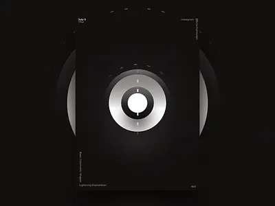 Basic Geometric Shapes Light Exploration - 1 dark geometric gradient grunge light noise shapes