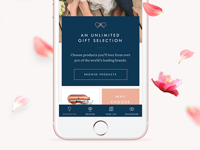 The Wedding Shop – Home coral floral flowers gift home navy product ui wedding
