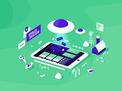 Space Design art design geex arts illustration space