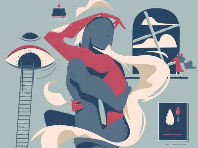 Statue Of Love art couple couple goals little people love museum statue surrealism texture white hair