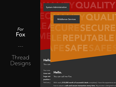 Client Thread Designs forum thread thread designs ui design ux design web design