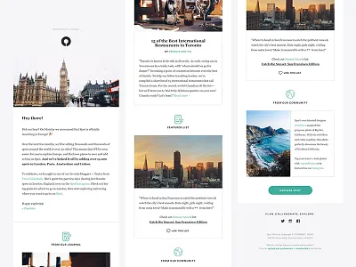 Spot Newsletter brand communication email marketing newsletter photography template
