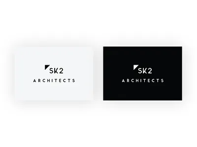 SK2 Architects architecture branding identity logo mark
