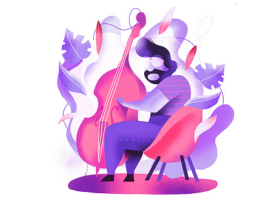 autumn concert autumn concert illustration man ui ux