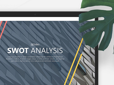 SWOT PowerPoint Template | Free Download 24slides branding corporatebranding download googleslides graphicdesign powerpoint presentationdesign templates