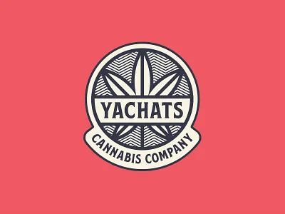 Yachats Cannabis Company beach cannabis coast leaf logo ocean oregon yachats