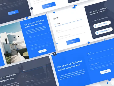 Sign Up Banners part 2 brickshare construction contactus email invest message property sign up username users