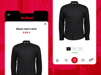 Newyorker concept mobile newyorker shop ui ui design ux design