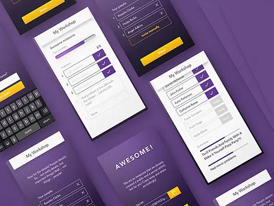 Workshops App ios mobie ui workshops