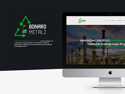UI/UX and Web design - Bonaro Metali desgin uiux web design