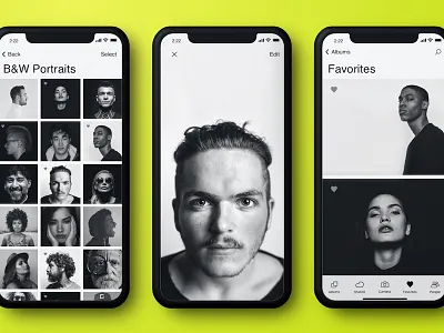B&W Portraits album black and white camera color favorites iphone iphone x photo portrait scrolling sketch