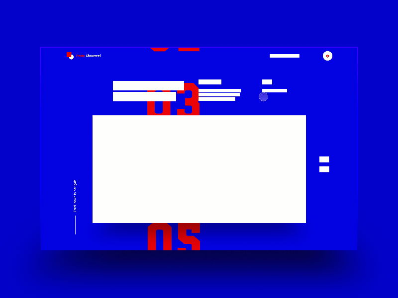 Showreel© — Interaction Prototype app landing microsite motion presentation principle product prototype showreel transition ui ux