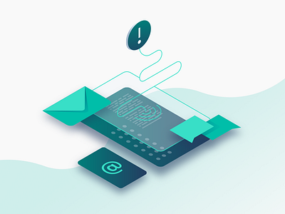 Empty Explore branding design digital empty state illustration isometric mobile