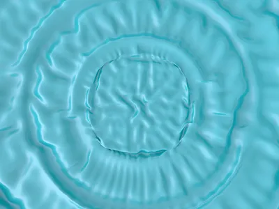 Simplicity. 3d animation blue branding c4dtoa cgi cinema 4d cloth dynamics mograph