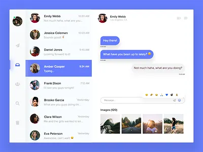 Daily UI #013 - Direct Messaging design design challenge direct message direct messaging imessage ui design ui designer ux design