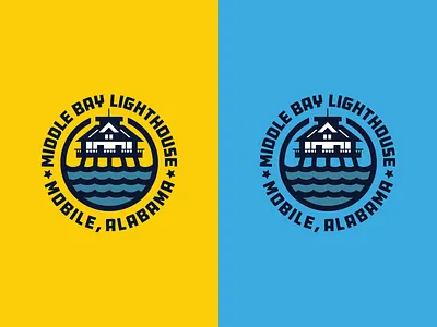 Middle Bay Lighthouse 2.0 - Mobile, Alabama branding draplin identity illustration lighthouse logo design mobile al thick lines