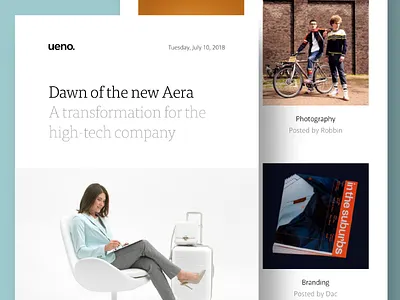 Ueno Newsletter: July 10, 2018 email marketing newsletter