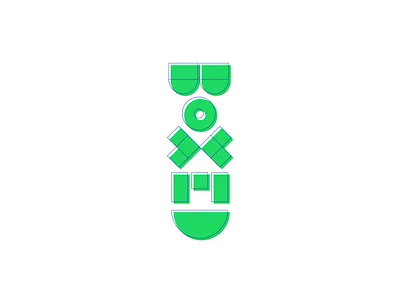 Boxed logo boxed elements logo minimal