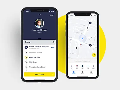 Tictockets Transit Tracking bts bus map mrt realtime taxi tracking transit