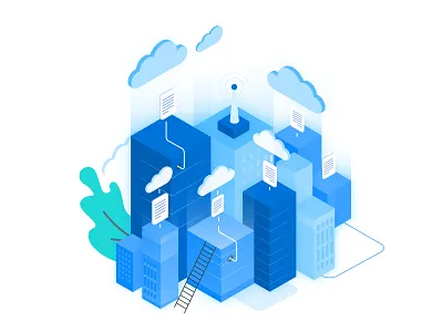 AltoStack - Illustration cloud consultancy devops illustration isometric ui ux
