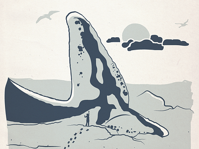 Beached Whale child humugous whale