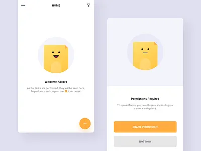 Empty States app design empty inter ui mobile permissions states ui ux