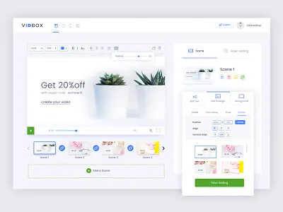 VidBox: Dashboard Design Progress admin analytical analytics charts clean dashboard data reports simple ui design user experience design website