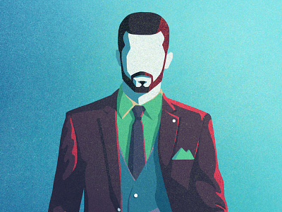 Graphic Illustration: Runway fashion flat graphic illustration man minimalism minimalistic model runway