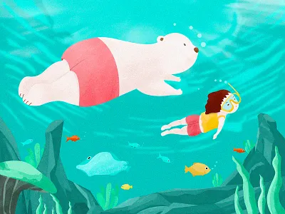 Take you to the bottom of the world world，swimming，diving