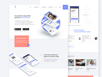 Fixmi - Landing page application health landing page santé