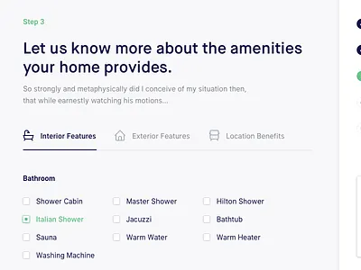 ❇️ Step 3 checkbox ui design inter ui maison neue ui user experience user interface ux