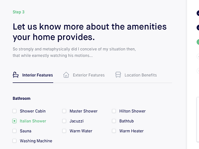 ❇️ Step 3 checkbox ui design inter ui maison neue ui user experience user interface ux
