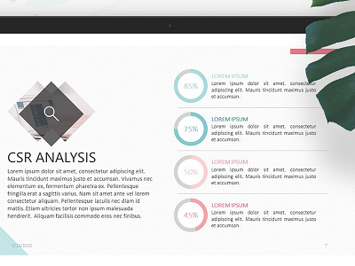 CSR Analysis PowerPoint Template | Free Download branding brandingstrategy corporatebranding corporateidentity design download keynote powerpoint presentationdesign