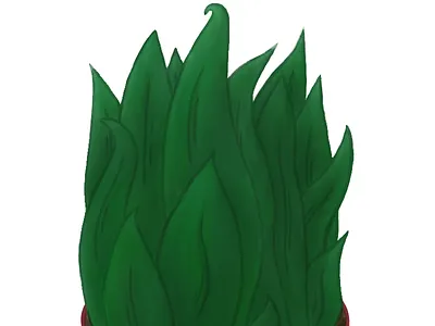 Potted Plant adobe art design digital digital art drawing green illustrate illustration nature plant tablet