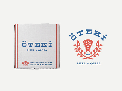 Oteki pt.1 artisan branding concept icon identity illustration logo minimal packaging pizza retro vintage