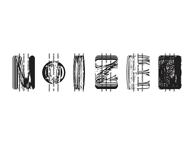 NOIZE animated animation experiment kinetic motion motiondesign motiongraphic motiontypography poster typography visualizer