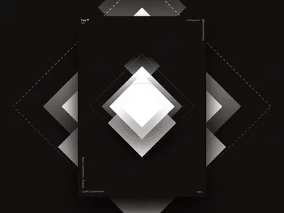 Basic Geometric Shapes Light Exploration - 4 dark geometric gradient grunge light noise shapes wallpaper