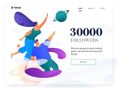 30000followers of RDD colors graphic illustration illustrations poster vector