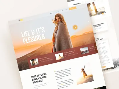 Story Of Life | Website Design article blog design2018 modern design story website design