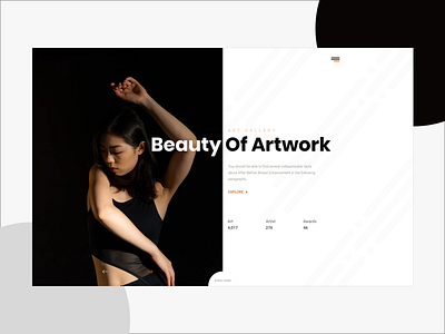 Art Gallery | Header Exploration art creative dark explore gmail google header ios minimal ux