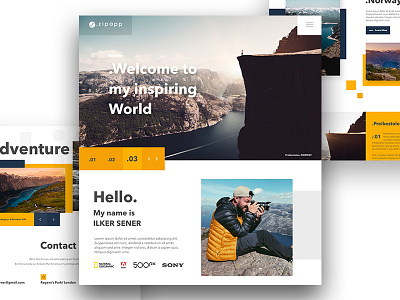Zipapp Portfolio Landing page app design interface landing page mobile portfolio responsive ui ux web web design