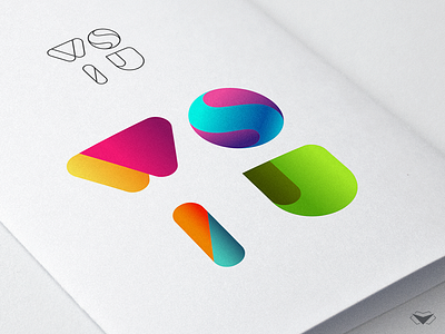 WSIU Logo color logo colorful letter letter logo letters logo logo inspiration logo inspirations logos logotype typography