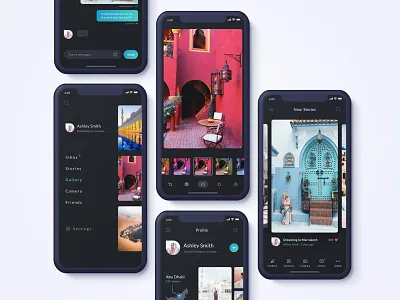 Travel App (sneak peek 3) app country ios iphone mobile photo photographer photos profile stories travel